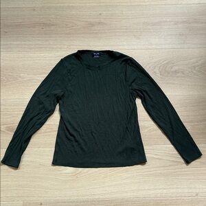Splendid Forest Green Long Sleeve Top